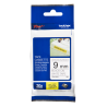 Brother | TZe-S221 Strong Adhesive Laminated Tape | Black on White | TZe | 8 m | 9 cm