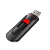 Sandisk Flash Drive Cruzer Glide 16 GB, USB 2.0, Black/Red
