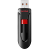 Sandisk Flash Drive Cruzer Glide 32 GB, USB 2.0, Black/Red
