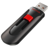 Sandisk Flash Drive Cruzer Glide 32 GB, USB 2.0, Black/Red