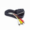 Cablexpert | SCART (21-pin) | 3 x RCA
