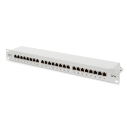 Digitus | Patch Panel | DN-91524S | White | Category: CAT 5e; Ports: 24 x RJ45; Retention strength: 7.7 kg; Insertion force: 30N max | 48.2 x 4.4 x 10.9 cm