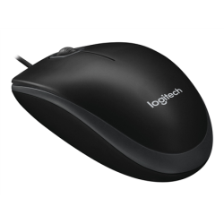 Logitech | Mouse | B100 | Wired | Black | 910-003357