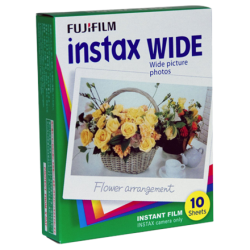 Fujifilm | Instax Wide Glossy (10pl) Film | 108 x 86 mm | Quantity 10 | Fuji instax glossy 10