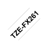 Brother | TZe-FX261 Flexible ID Laminated Tape | Black on White | TZe | 8 m | 3.6 cm