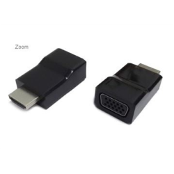 Gembird Black | HDMI | VGA | HDMI to VGA adapter, single port | A-HDMI-VGA-001