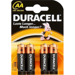 Duracell AA/LR6, Alkaline Basic MN1500, 4 pc(s) | 297