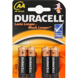 Duracell | AA/LR6 | Alkaline Basic MN1500 | 4 pc(s) | 297