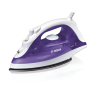 Iron Bosch TDA2320 Purple/White, 2000 W, With cord, Continuous steam 20 g/min, Steam boost performance 60 g/min, Anti-drip function, Anti-scale system, Vertical steam function, Water tank capacity 220 ml