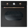 Candy FCL 614/6 GH 65 L, Black, Rotary, Height 56.7 cm, Width 59.5 cm, Buil-in Multifunctional Oven