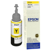 Epson T6734 Ink bottle 70ml | Ink Cartridge | Yellow | C13T67344A