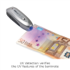 SAFESCA 35 Grey, Suitable for Banknotes, ID documents, Number of detection points 3,
