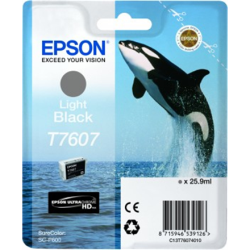 Epson T7607 | Ink Cartridge | Light Black | C13T76074010