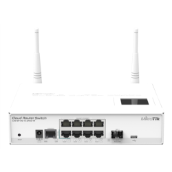 MikroTik Cloud Router Switch CRS109-8G-1S-2HnD-IN Managed L3, Desktop, 1 Gbps (RJ-45) ports quantity 8, SFP ports quantity 1, License level 5, 802.11b/g/n
