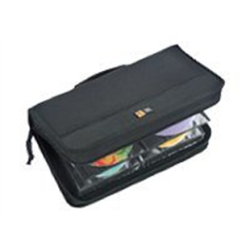 Case Logic | CD Wallet | 72 discs | Black | Nylon | Wallet holds 72 CDs or 32 with liner notes;Innovative Fast-File pockets allow quick storage and immediate access to 8 additional favorite or "now playing" CDs or DVDs;Patented ProSleeves® provide ultra protection by keeping dirt away to prevent scratching of delicate CD surface;Durable outer material resistant to abrasion; | CDW64 BLACK