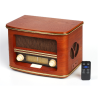Camry CR 1109 Radio LW/FM with CD/MP3 player 4 W, Brown