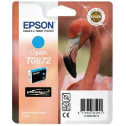 Epson Singlepack Cyan T0872 Ultra Gloss High-Gloss 2 Cyan | C13T08724010