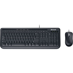Microsoft APB-00011 Wired Desktop 600 Multimedia, Wired, Keyboard layout RU, Black, Mouse included
