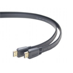 Cablexpert 3 m m, Black, HDMI male-male flat cable | CC-HDMI4F-10