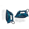 Iron Bosch TDA703021A Blue, 3200 W, With cord, Continuous steam 50 g/min, Steam boost performance 200 g/min, Anti-drip function, Anti-scale system, Vertical steam function, Water tank capacity 380 ml