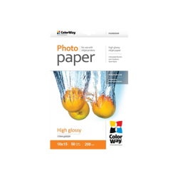 ColorWay | 200 g/m² | 10x15 | High Glossy Photo Paper | PG2000504R