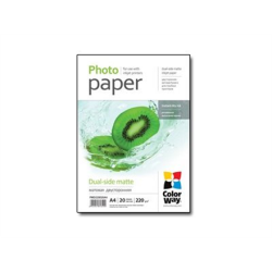 ColorWay | 220 g/m² | A4 | Matte Dual-Side Photo Paper | PMD220020A4