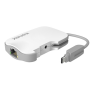 Kanex USB-C 3-port Hub w/Gigabit Ethernet (White)