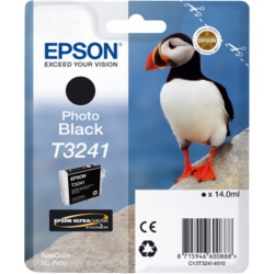 Epson T3241 Ink Cartridge, Photo Black | C13T32414010