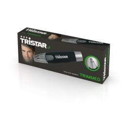 Tristar Nose and ear trimmer Warranty 24 month(s), Nose and ear trimmer, AA (not included), Black, Silver | TR-2587