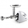 Tristar VM-4210 Meat Grinder White, 3 Stainless steel grinding plates, Aluminum grinder head, Aluminum hopper tray, Sausage stuffer, Kubbe attachment, Sausage accessory, Stainless steel blade,  550 W