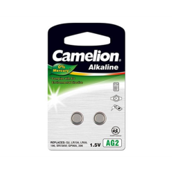 Camelion AG2/LR59/LR726/396, Alkaline Buttoncell, 2 pc(s) | 12050202