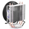 Deepcool | "Gammaxx 200T" universal cooler, 2 heatpipes, 120mm PWM fan,  Intel Socket LGA115X / 775, 95 W TDP and AMD Socket FMxx/AMxx, 100W TDP | Aluminium, Black, Bl | Cooler