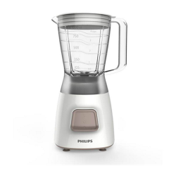 Philips Blender Daily Collection HR2052 Tabletop, 350 W, Jar material Plastic, Jar capacity 1.25 L, Ice crushing, White | HR2052/00
