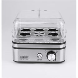 Caso Egg cooker E9  Stainless steel, 400 W, Functions 13 cooking levels | 02771