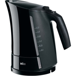 Braun | WK 300 | Standard kettle | 2200 W | 1.7 L | Plastic | 360° rotational base | Black | WK300 Black