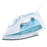 Iron Adler AD 5014 White/Blue, 2200 W, With cord, Continuous steam 20 g/min, Steam boost performance 40 g/min, Anti-drip function, Anti-scale system, Vertical steam function, Water tank capacity 260 ml