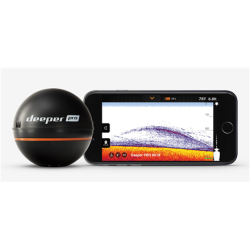 Deeper Smart Fishfinder Sonar Pro, Wifi for iOS, Android Black | DP1H20S10
