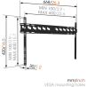 Vogels | Wall mount | MA4000-A1 | Fixed | 40-80 " | Maximum weight (capacity) 80 kg | Black
