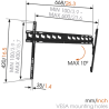 Vogels | Wall mount | MA4010-A1 | Tilt | 40-65 " | Maximum weight (capacity) 60 kg | Black