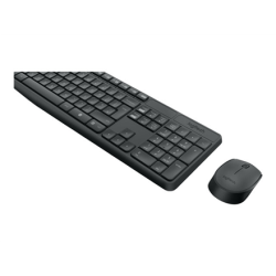 Logitech | MK235 | Keyboard and Mouse Set | Wireless | Mouse included | Batteries included | US | Black | 475 g | 920-007931