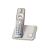 Panasonic | Cordless | KX-TGE210FXN | Built-in display | Caller ID | Champagne | Conference call | Phonebook capacity 150 entries | Speakerphone