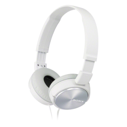 Sony Foldable Headphones MDR-ZX310 Headband/On-Ear, White | MDRZX310W.AE