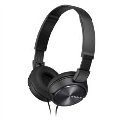 Sony Foldable Headphones MDR-ZX310 Wired, On-Ear, Black | MDRZX310B.AE