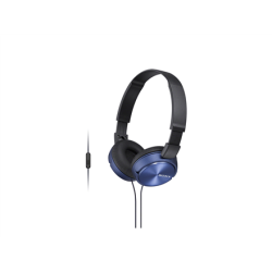 Sony | MDR-ZX310AP | ZX series | Wired | On-Ear | Blue | MDRZX310APL.CE7