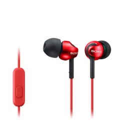 Sony In-ear Headphones EX series, Red Sony | MDR-EX110AP | In-ear | Red | MDREX110APR.CE7