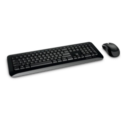 Microsoft Wireless Desktop 850 (AES) Keyboard and Mouse Set, Wireless, Mouse included, English,Danish,Finnish,NO/SV, Numeric keypad, 601 g, Black | PY9-00028