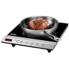 Unold Free standing table hob 58255 Number of burners/cooking zones 1, Front top, Stainless steel/Black, Induction