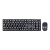 Gembird | Keyboard and mouse | KBS-W-01 | Keyboard and Mouse Set | Wireless | Mouse included | Batteries included | US | Black | 390 g | Numeric keypad