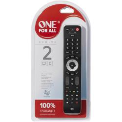 ONE For ALL 2, Universal Evolve 2 TV Remote | URC7125