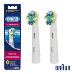 Oral-B Toothbrush replacement EB25 2 Heads, For adults, Number of brush heads included 2, White | EB 25-2